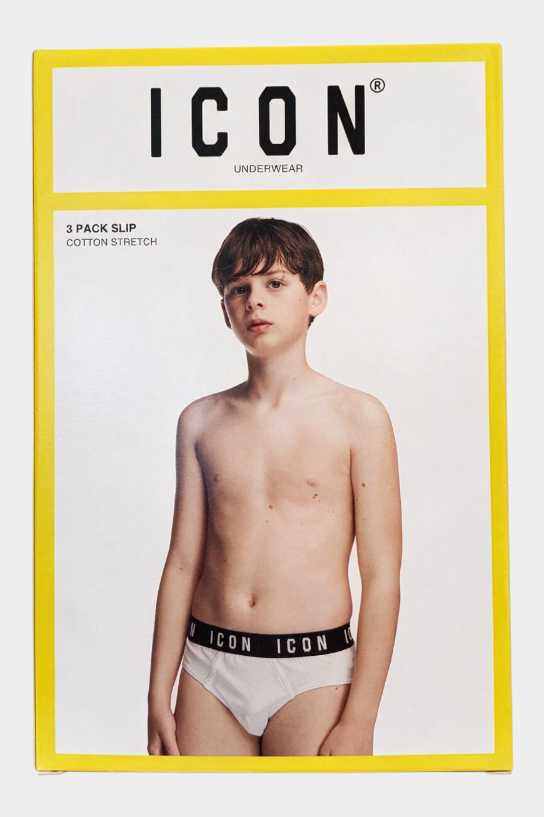 3 Pack Slip Bambino Bianco ICON