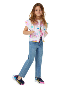 Giacca Bambina Billieblush smanicata - 3 anni