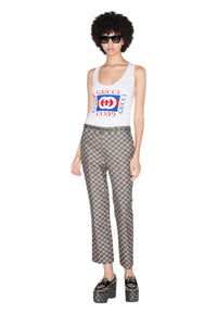 Canotta a coste Donna Gucci stampa gucci - XS