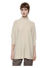 Maglione oversize collo alto manica tre quarti Donna Imperial - unica