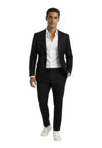 Abito 2 pezzi nero Uomo Mackten - 50