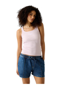 Top in cotone con ricamo a forma di stella Donna Guess Jeans - L