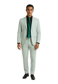 Abito 2 pezzi bi-stretch beige Uomo Mackten - 46