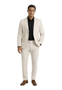 Abito 2 pezzi bi-stretch Uomo Beige MACKTEN - 48