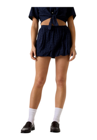 Mini gonna a bolle Guess Jeans Donna Blu - M