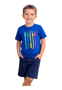 T-shirt Bambino Azzurro US Grand Polo - 3 anni