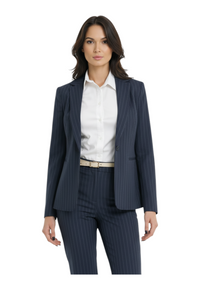 Blazer a righe Donna Blu PDK - XL