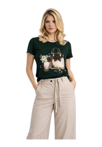 T-shirt bijou Femme Verte PDK - XS