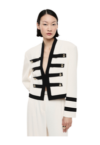 Blazer corto con dettagli Donna Rosa Imperial - M