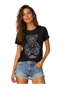 T-shirt avec strass Femme Noir Guess Activewear - M