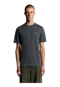 T-shirt in cotone Uomo Grigio Lyle e Scott - M