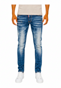 Jeans Splashed slim fit Uomo Blu G2 Firenze - 44