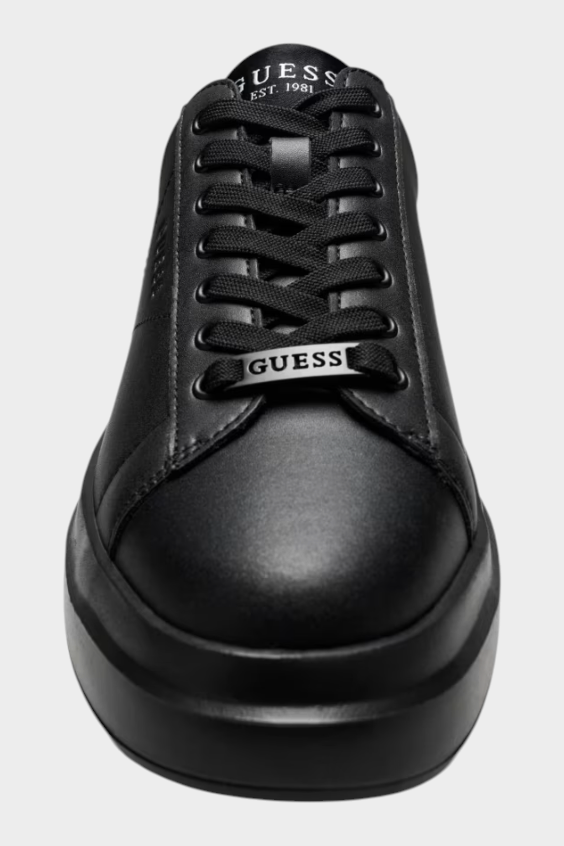 Sneaker Elba misto pelle Uomo Nero GUESS