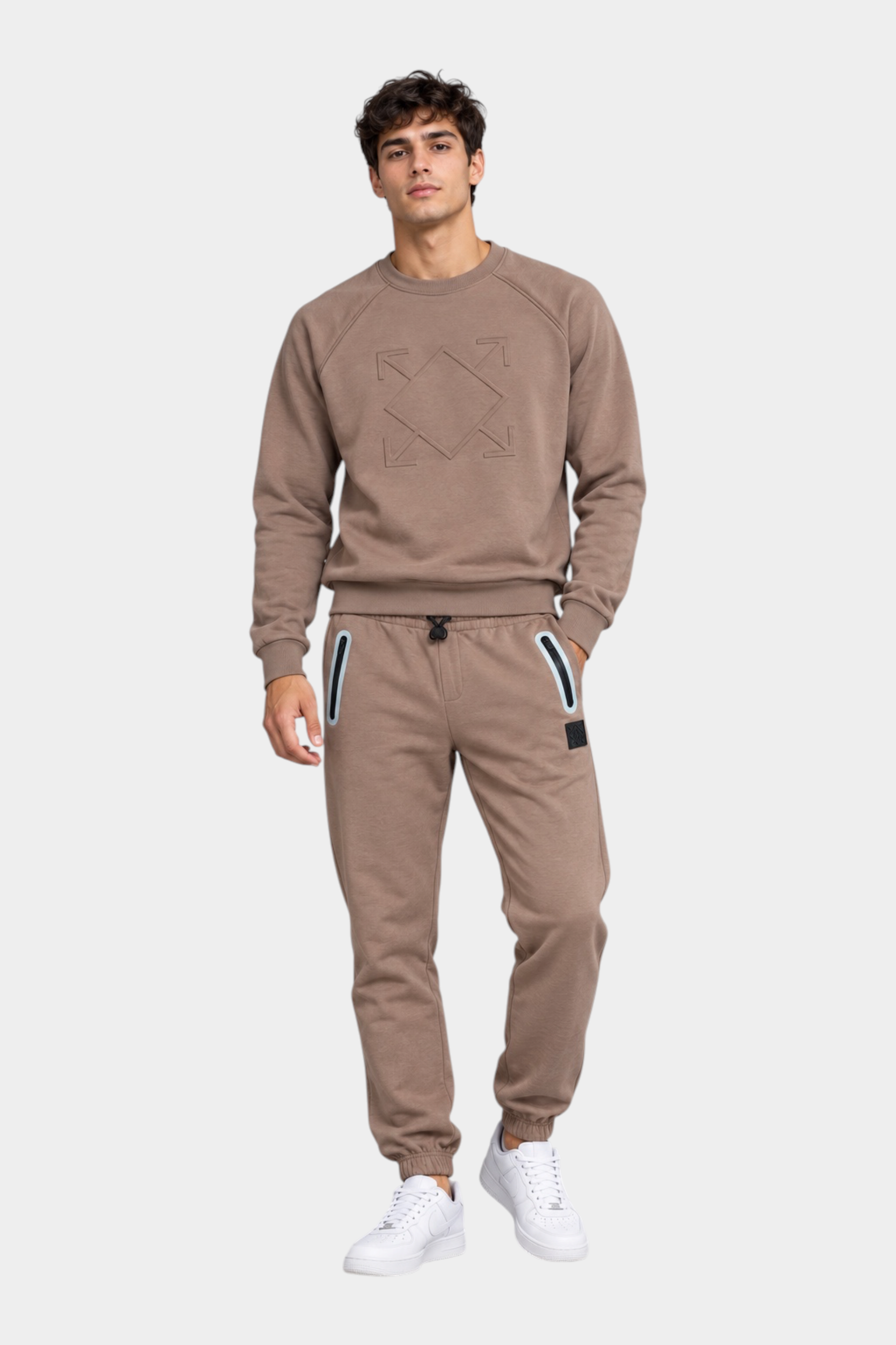 Completo coordinato effetto muta Uomo Marrone HERO