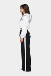 Completo coordinato crop logo iconico Donna Bianco HERO