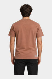 T-shirt logo iconico Uomo Marrone HERO