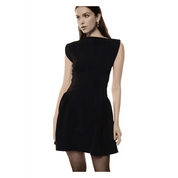 Abito corto svasato senza maniche giro barca Donna Imperial - Follower SRL