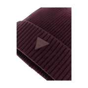 Berretto con logo donna viola guess - unica - cappelli