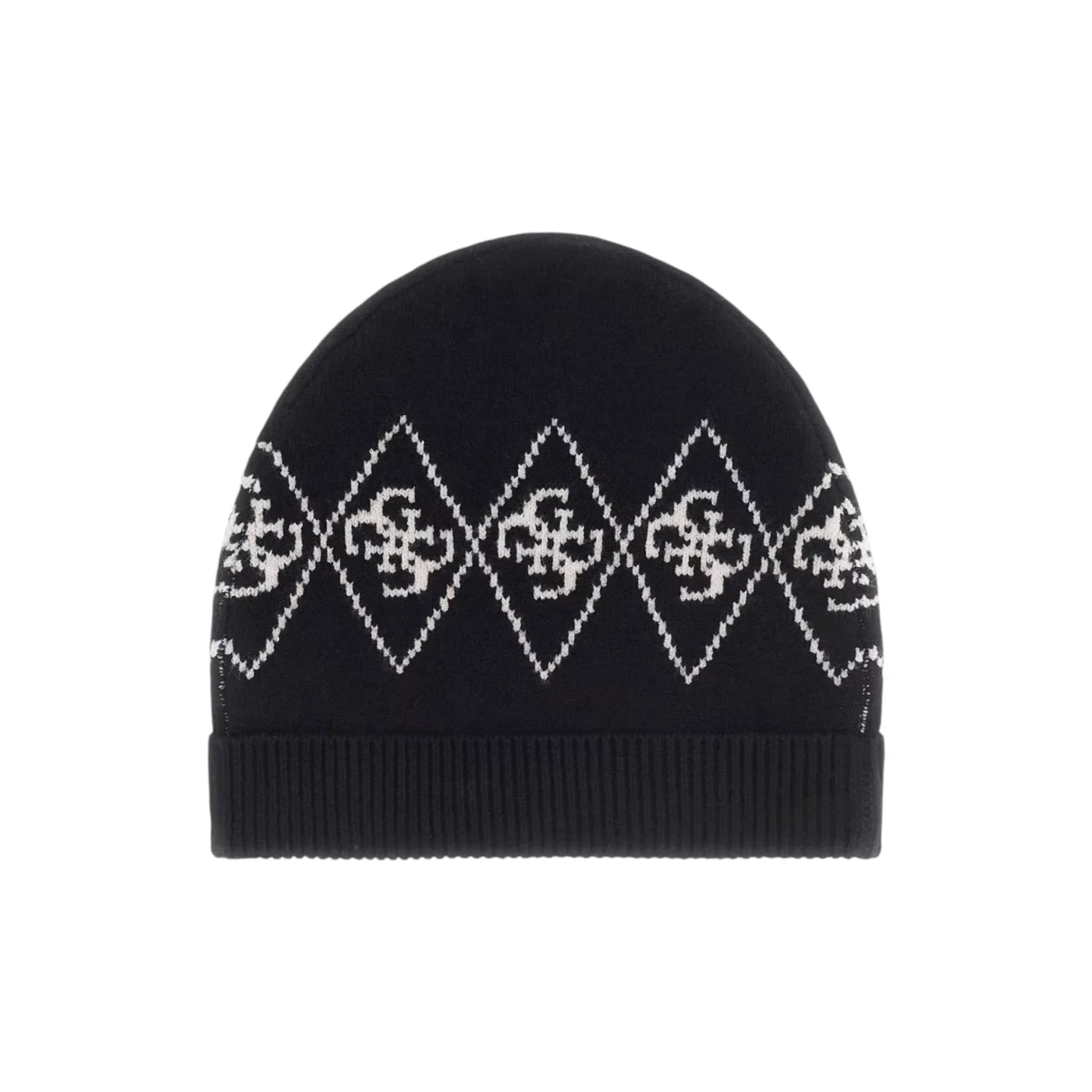 Berretto con strass donna nero guess - unica - cappelli