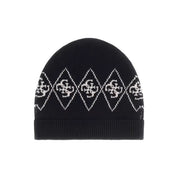 Berretto con strass donna nero guess - unica - cappelli