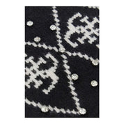 Berretto con strass donna nero guess - unica - cappelli