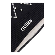 Berretto con strass donna nero guess - unica - cappelli