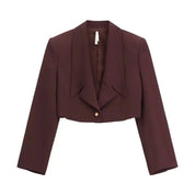 Blazer corto con chiusura monopetto Donna Imperial - Follower SRL