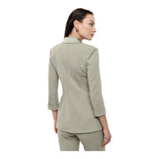 Blazer doppiopetto con maniche tre quarti donna verde imperial