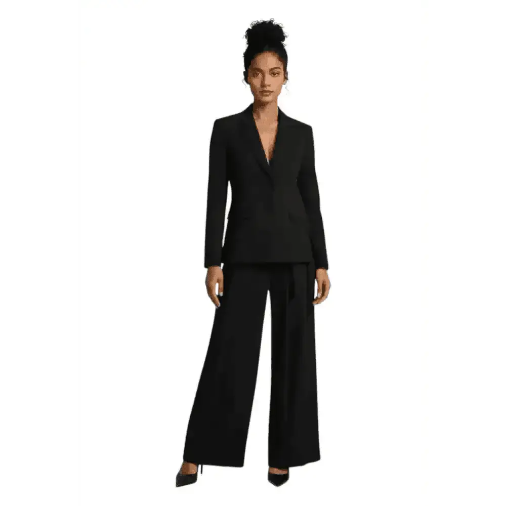 Blazer monopetto con tasche a filetto e spacchi laterali Donna Imperial - Follower SRL