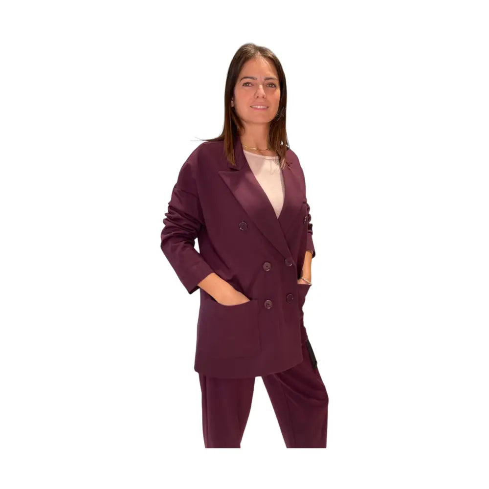 Blazer over doppio petto con tasche applicate Donna Imperial Imperial