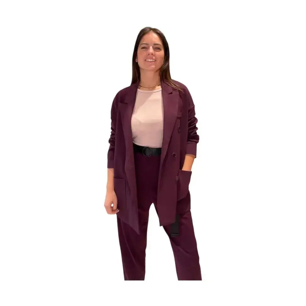 Blazer over doppio petto con tasche applicate Donna Imperial - Follower SRL