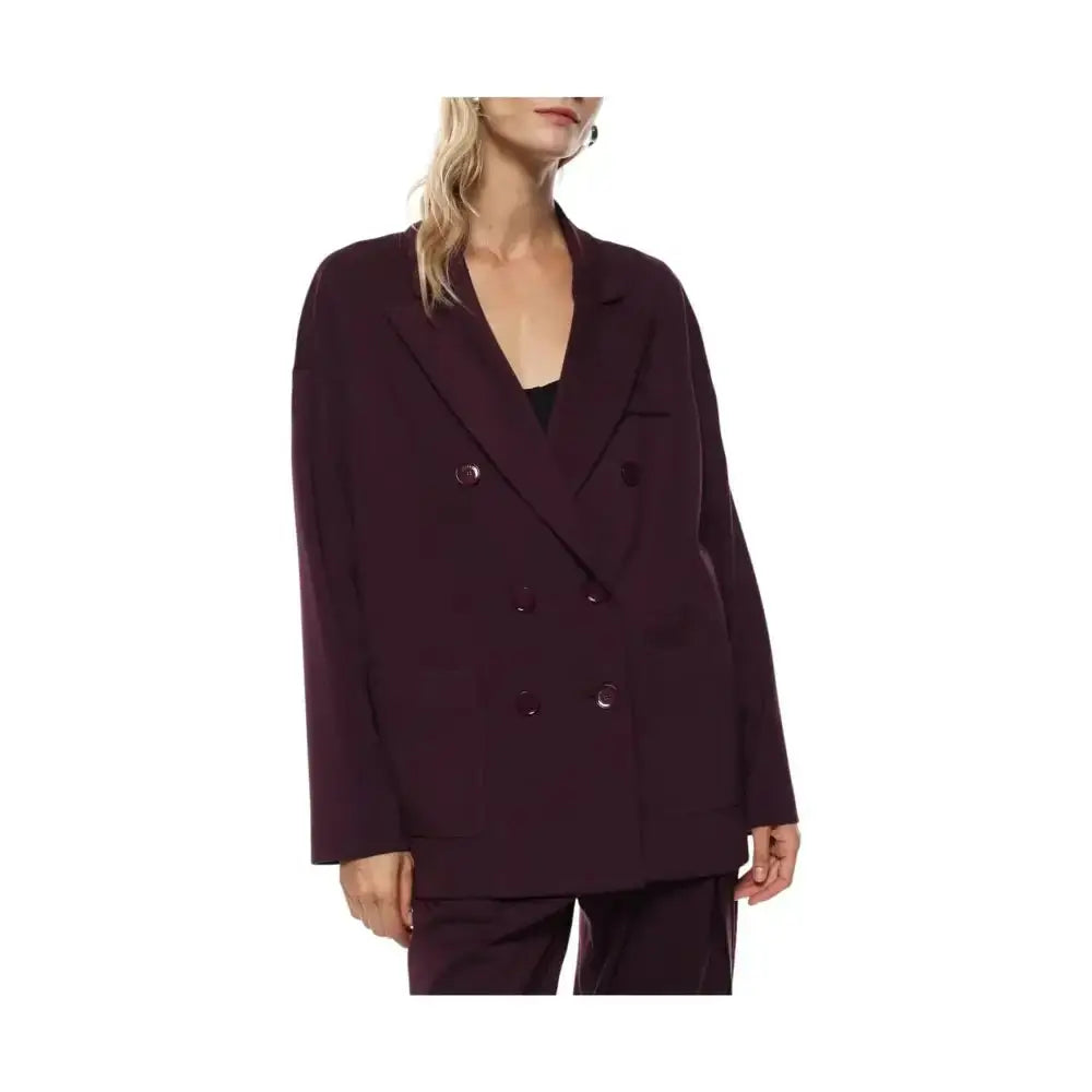 Blazer over doppio petto con tasche applicate Donna Imperial - Follower SRL