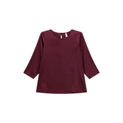 Blusa ampia con maniche tre quarti donna bordeaux imperial - camicie