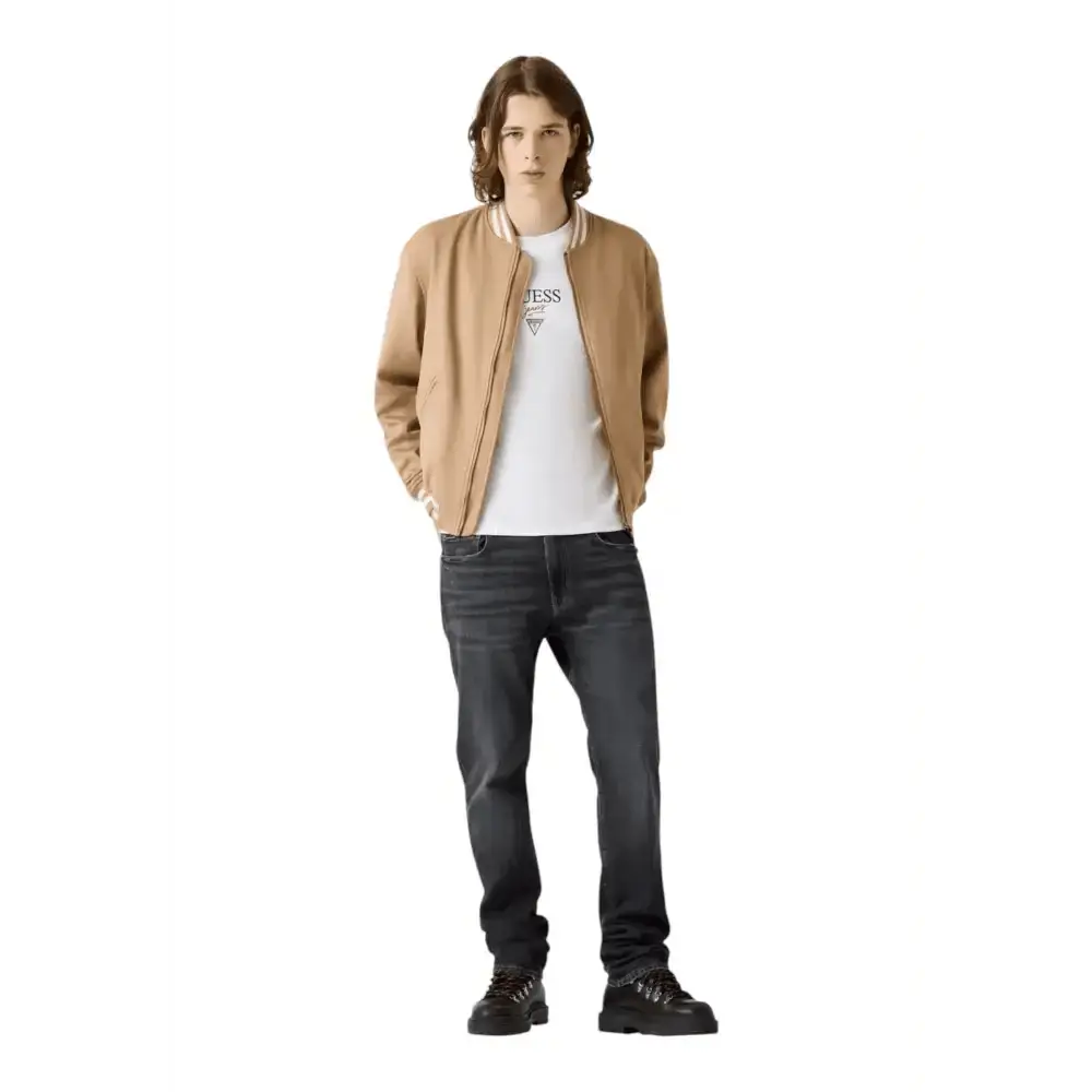 Bomber in finta pelle scamosciata Uomo Guess Jeans - Follower SRL