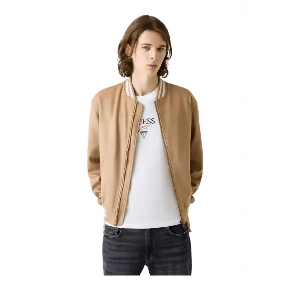 Bomber in finta pelle scamosciata Uomo Guess Jeans - Follower SRL