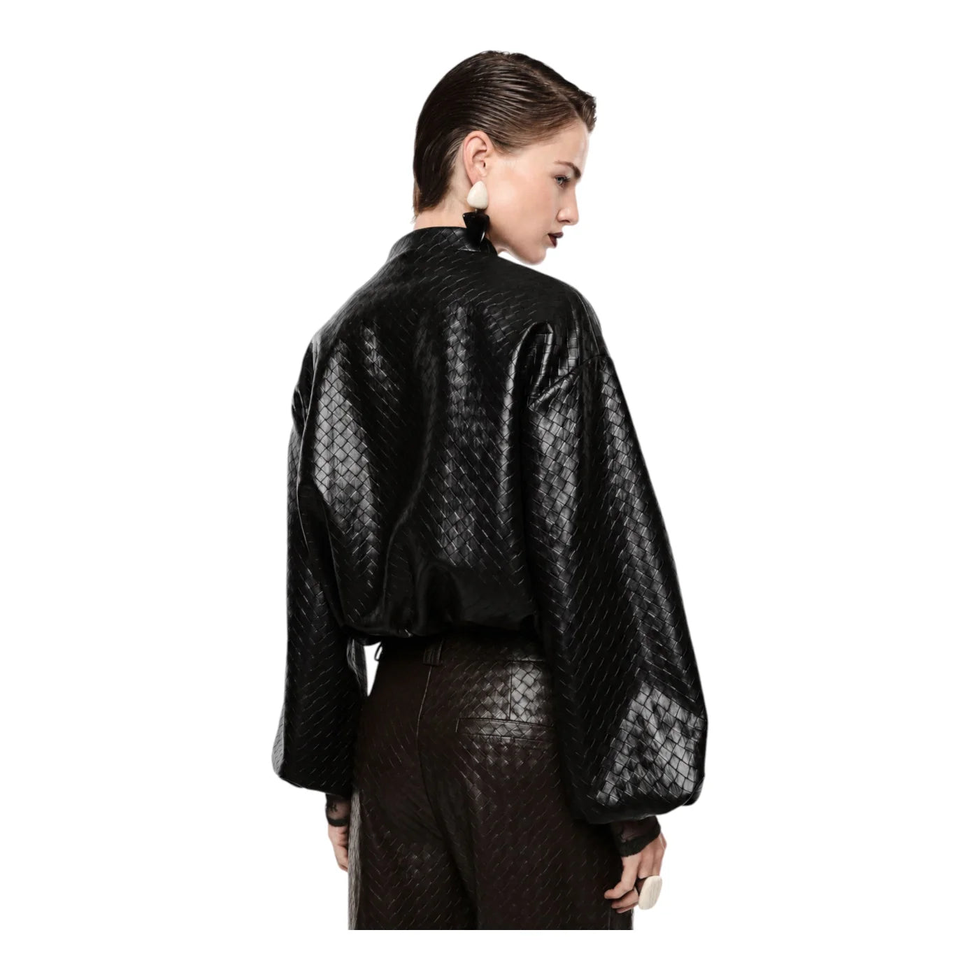 Bomber jacket corta donna nero imperial - giacche