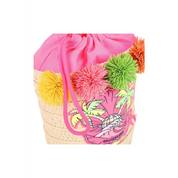 Borsa a secchio di carta intrecciata Bambina Billieblush - Follower SRL