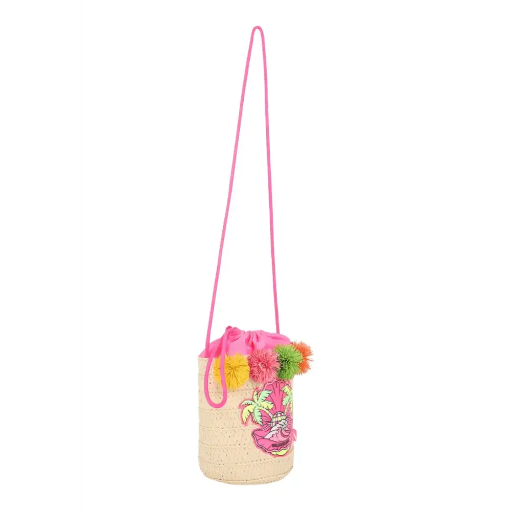 Borsa a secchio di carta intrecciata Bambina Billieblush - Follower SRL