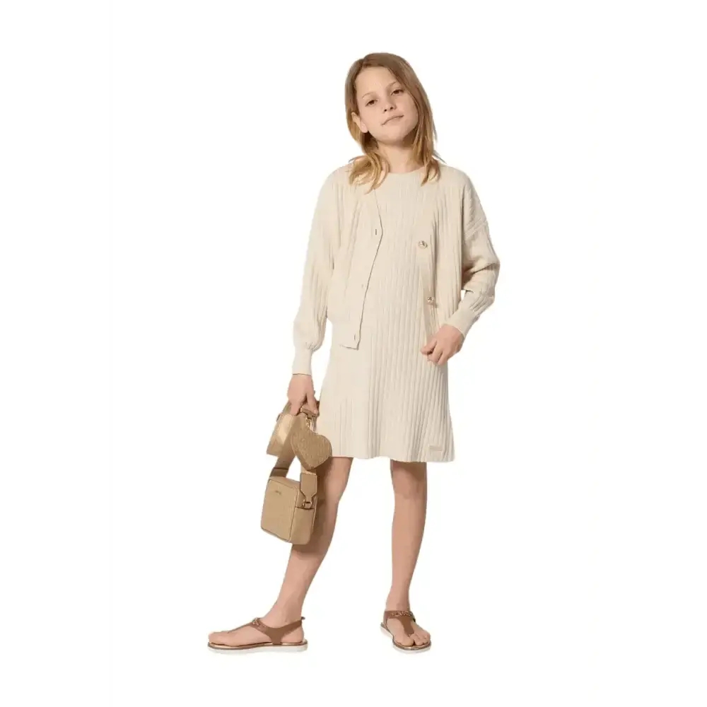 Borsa a tracolla + borsellino Michael Kors Bambina Beige - Follower SRL