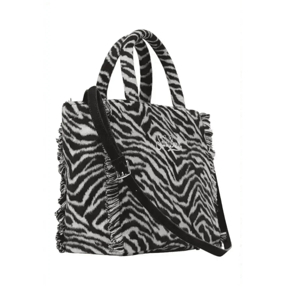 Borsa Colette in feltro stampa zebrata Donna MC2 Saint Barth - Follower SRL