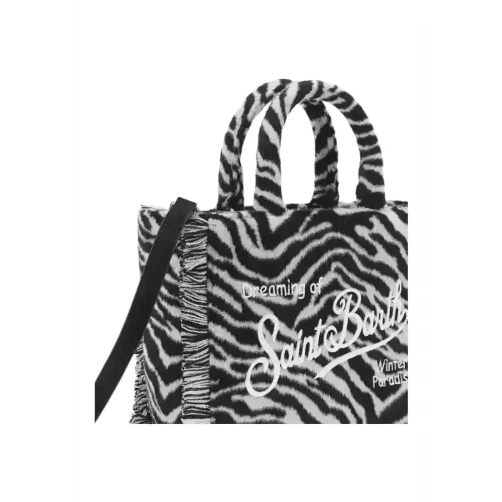 Borsa Colette in feltro stampa zebrata Donna MC2 Saint Barth - Follower SRL