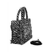 Borsa Colette in feltro stampa zebrata Donna MC2 Saint Barth - Follower SRL