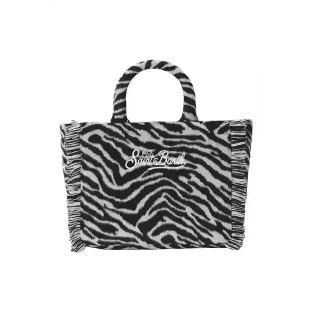Borsa Colette in feltro stampa zebrata Donna MC2 Saint Barth - Follower SRL