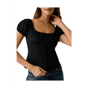 Camicetta pieghettata abbottonata Donna Guess Jeans - Follower SRL