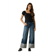 Camicetta pieghettata abbottonata Donna Guess Jeans - Follower SRL