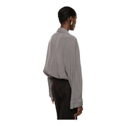 Camicia a righe regular-fit con maniche ampie donna bordeaux imperial - camicie