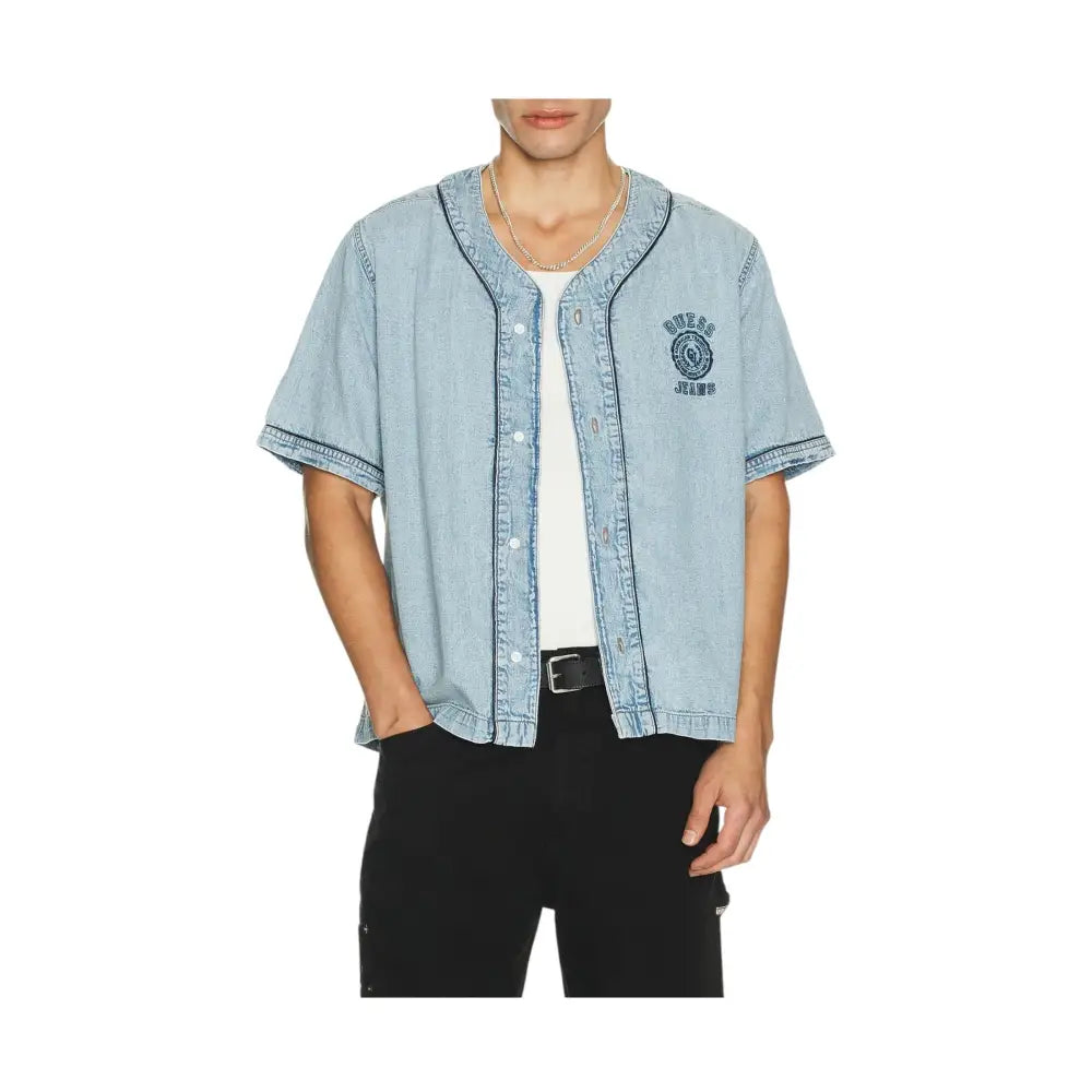 Camicia di Jeans Uomo Guess Jeans Regular Fit Guess Jeans