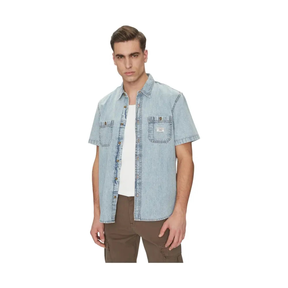 Camicia di Jeans Uomo Guess Jeans Regular Fit Guess Jeans