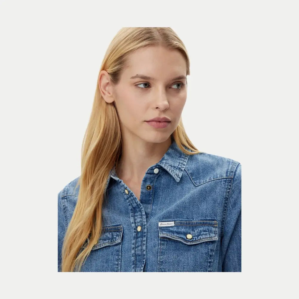 Camicia Donna Guess Jeans Jeans Regular Fit Guess Jeans