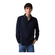 Camicia in flanella uomo blu guess - camicie
